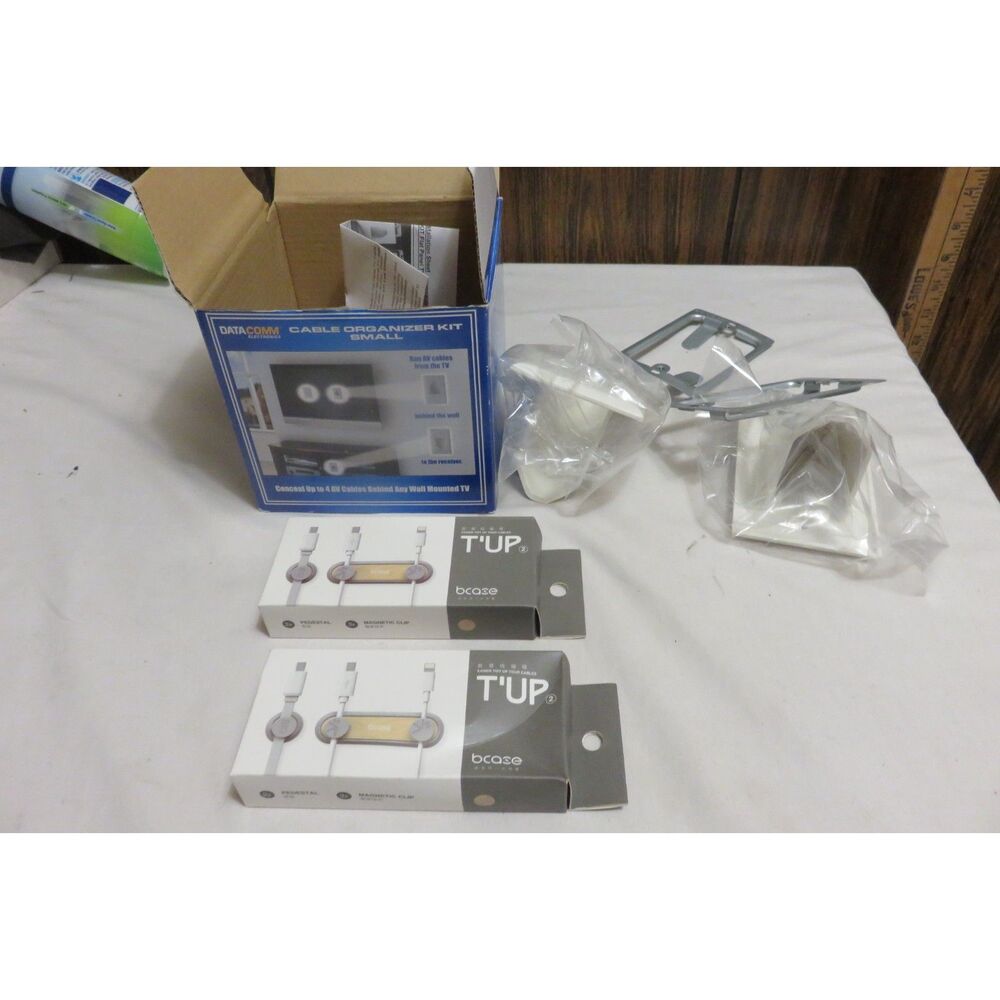 LOT OF CABLE ORGANIZER KITS